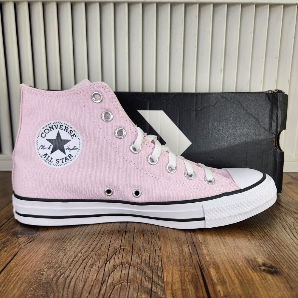 Converse CTAS Hi Pink Foam Sneakers Womens Sz 9.5 Canvas High Top Shoes A08580F